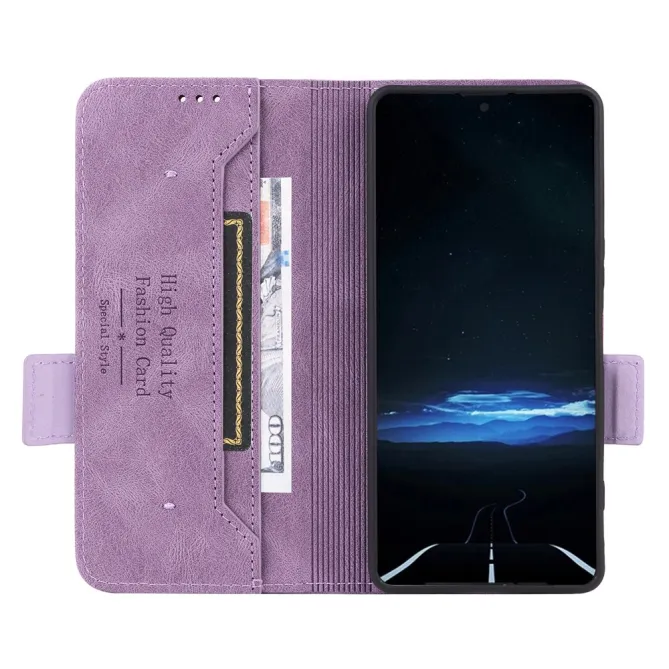 Étui Sony Xperia 1 VIII Simili Cuir Vintage - Décor Métal