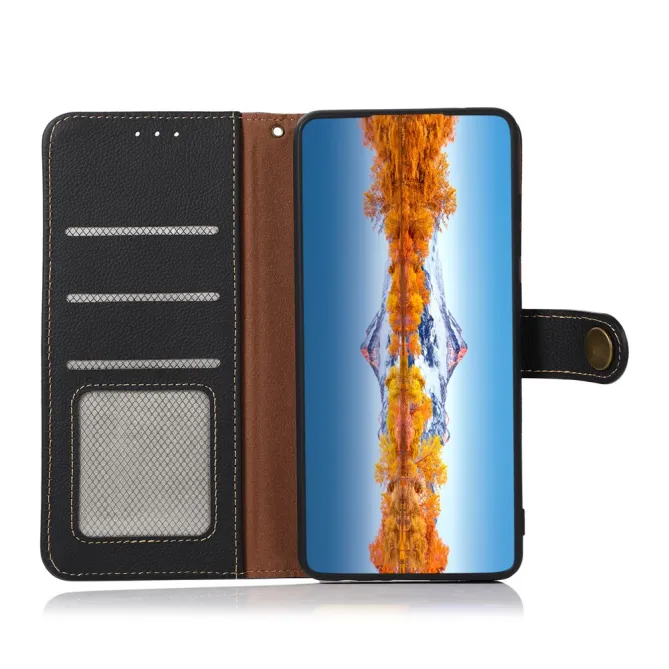 Housse Sony Xperia 1 VIII KHAZNEH Classic Cuir Véritable RFID