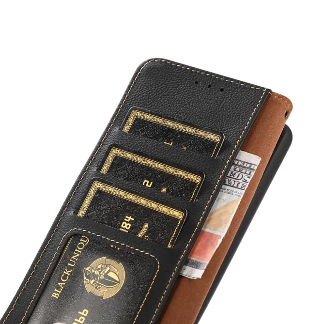 Housse Sony Xperia 1 VIII KHAZNEH Classic Cuir Véritable RFID