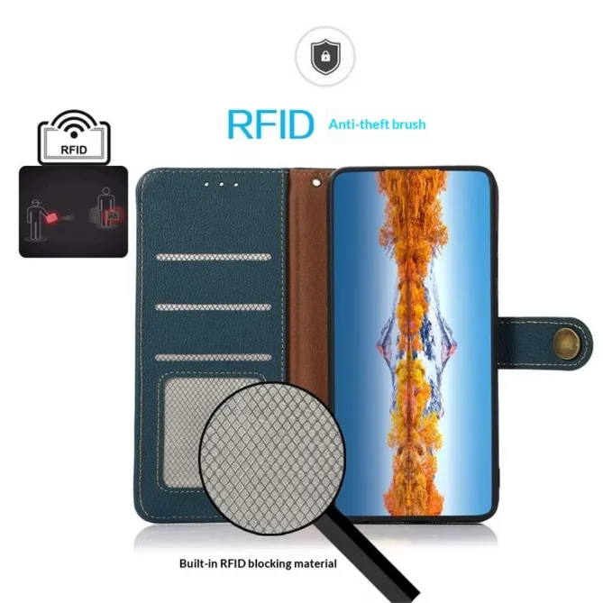 Housse Sony Xperia 1 VIII KHAZNEH Classic Cuir Véritable RFID