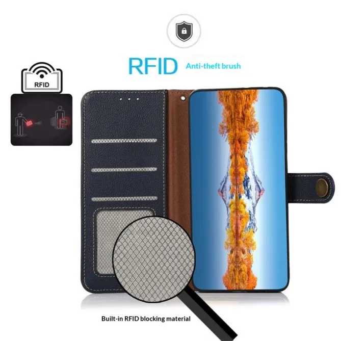 Housse Sony Xperia 1 VIII KHAZNEH Classic Cuir Véritable RFID