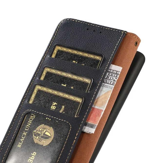Housse Sony Xperia 1 VIII KHAZNEH Classic Cuir Véritable RFID