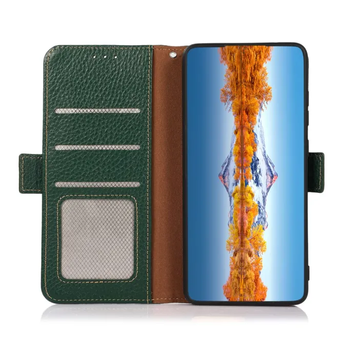 Housse Sony Xperia 1 VIII Cuir Grainé KHAZNEH RFID
