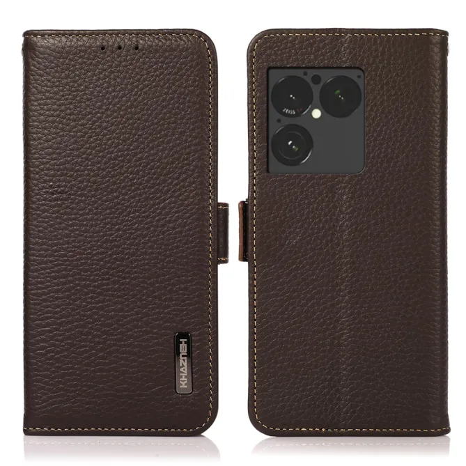 Housse Sony Xperia 1 VIII Cuir Grainé KHAZNEH RFID