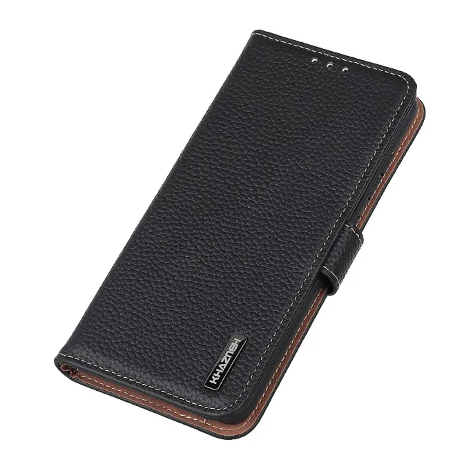 Housse Sony Xperia 1 VIII Cuir Grainé First Litchi Véritable