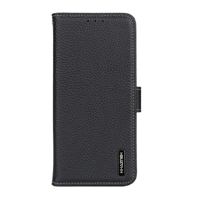 Housse Sony Xperia 1 VIII Cuir Grainé First Litchi Véritable