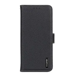 Housse Sony Xperia 1 VIII Cuir Grainé First Litchi Véritable