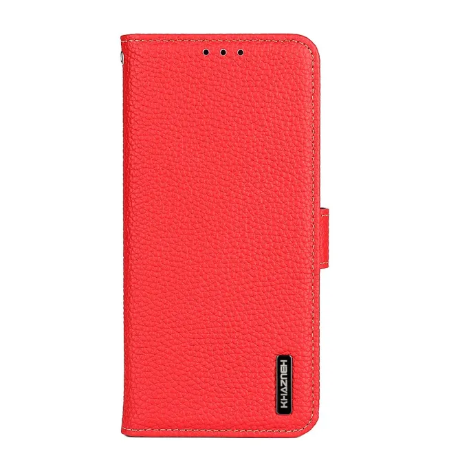 Housse Sony Xperia 1 VIII Cuir Grainé First Litchi Véritable