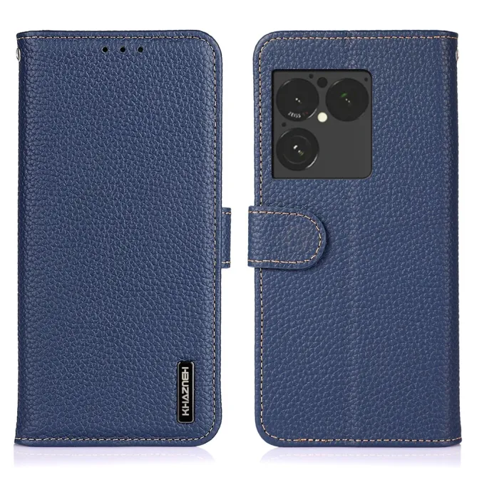 Housse Sony Xperia 1 VIII Cuir Grainé First Litchi Véritable
