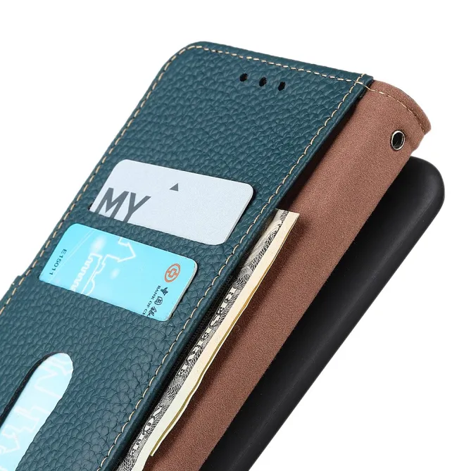 Housse Sony Xperia 1 VIII Cuir Grainé First Litchi Véritable