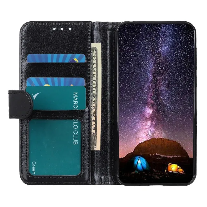Housse Sony Xperia 1 VIII Portefeuille Cuir Ciré Effet Wax