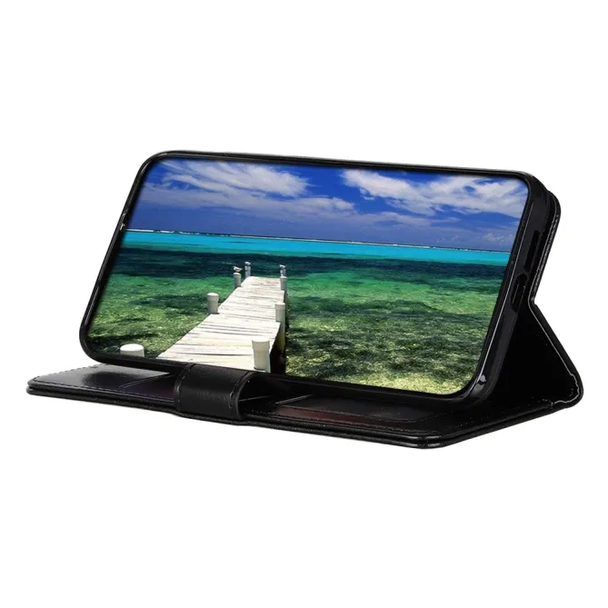 Housse Sony Xperia 1 VIII Portefeuille Cuir Ciré Effet Wax