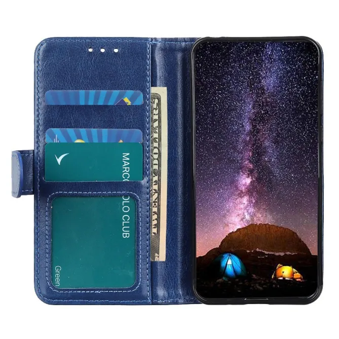 Housse Sony Xperia 1 VIII Portefeuille Cuir Ciré Effet Wax