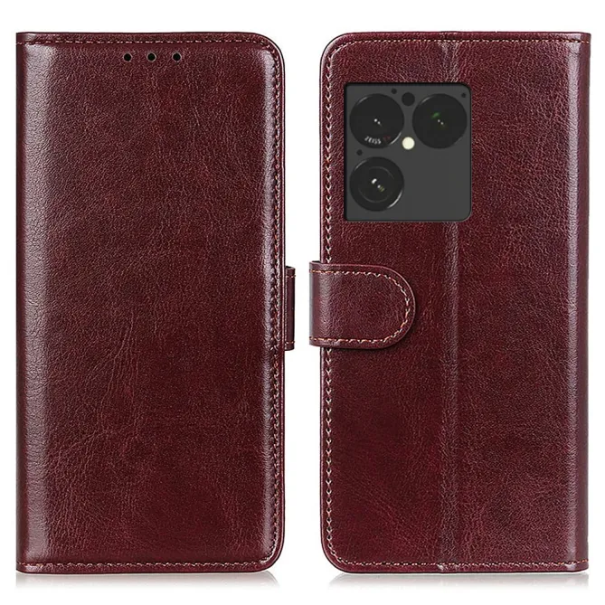 Housse Sony Xperia 1 VIII Portefeuille Cuir Ciré Effet Wax