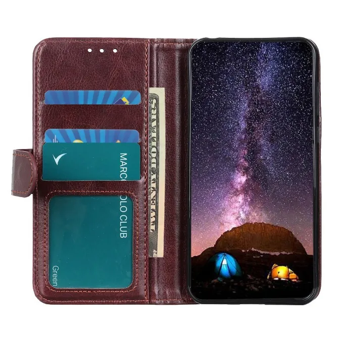 Housse Sony Xperia 1 VIII Portefeuille Cuir Ciré Effet Wax
