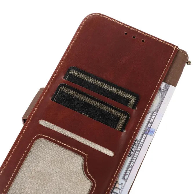 Housse Sony Xperia 1 VIII Cuir Véritable RFID Porte-Cartes
