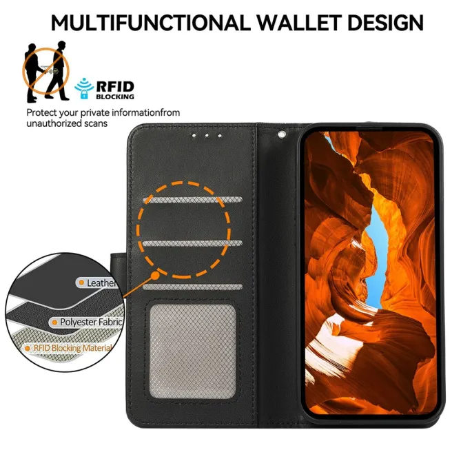 Housse Sony Xperia 1 VIII Portefeuille Stockholm RFID