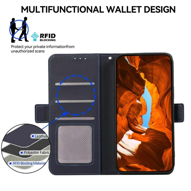 Housse Sony Xperia 1 VIII Effet Cuir Phantom RFID Portefeuille