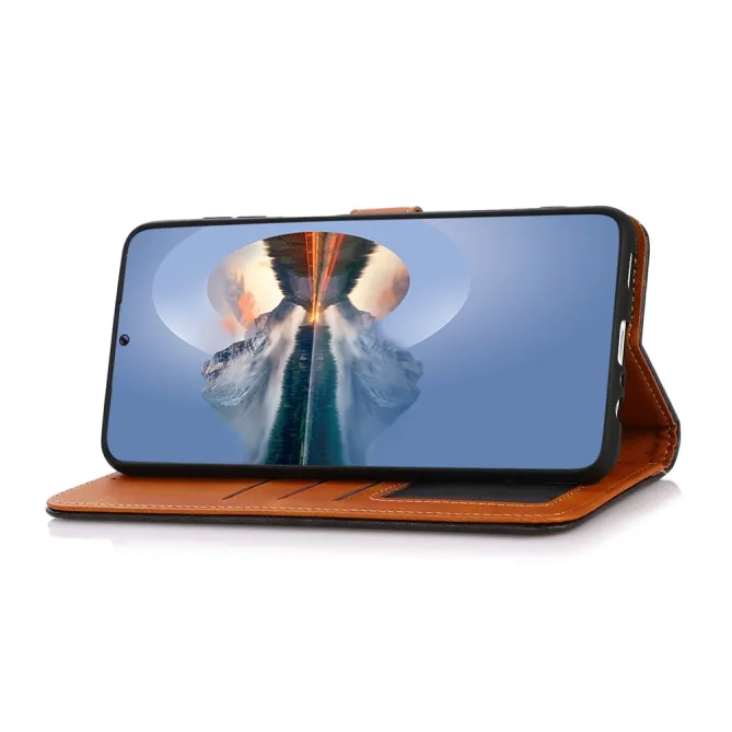Housse Sony Xperia 1 VIII KHAZNEH Folio Flip Languette Contrastée