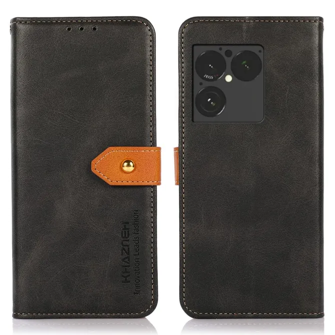 Housse Sony Xperia 1 VIII KHAZNEH Folio Flip Languette Contrastée