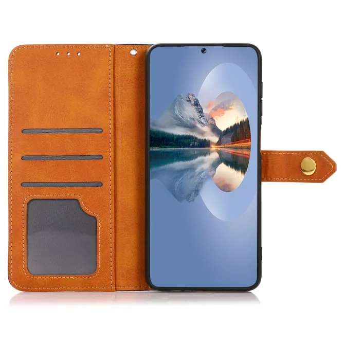 Housse Sony Xperia 1 VIII KHAZNEH Folio Flip Languette Contrastée