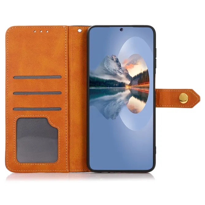 Housse Sony Xperia 1 VIII KHAZNEH Folio Flip Languette Contrastée