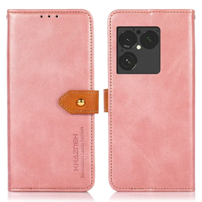 Housse Sony Xperia 1 VIII KHAZNEH Folio Flip Languette Contrastée