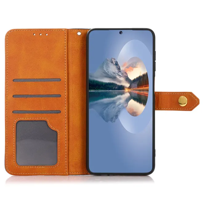 Housse Sony Xperia 1 VIII KHAZNEH Folio Flip Languette Contrastée