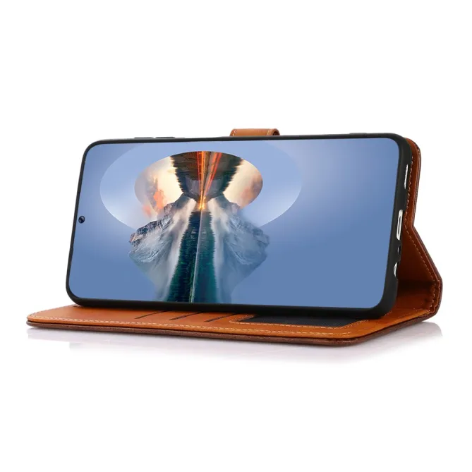 Housse Sony Xperia 1 VIII KHAZNEH Folio Flip Languette Contrastée