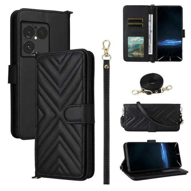 Housse Sony Xperia 1 VIII Bandoulière Matelassée