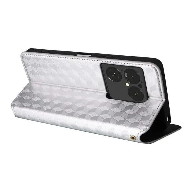 Flip Cover Sony Xperia 1 VIII Design Géométrique Cubes 3D