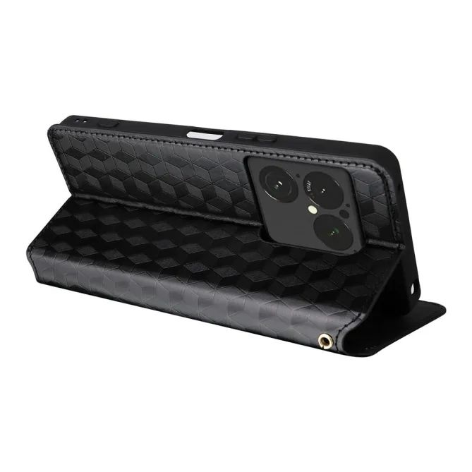 Flip Cover Sony Xperia 1 VIII Design Géométrique Cubes 3D