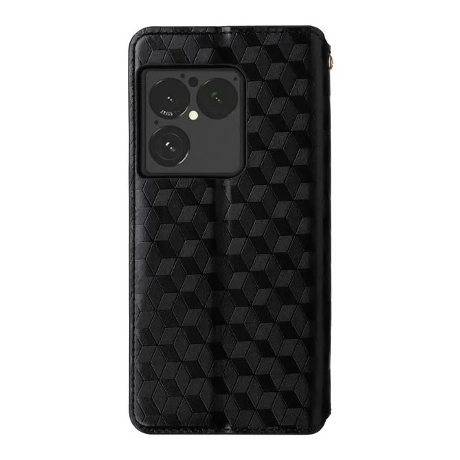 Flip Cover Sony Xperia 1 VIII Design Géométrique Cubes 3D