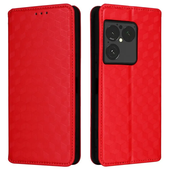 Flip Cover Sony Xperia 1 VIII Design Géométrique Cubes 3D