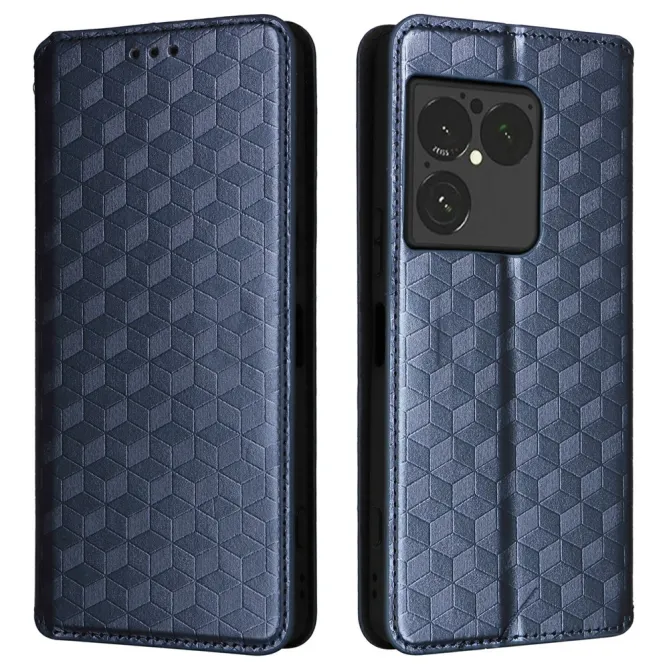 Flip Cover Sony Xperia 1 VIII Design Géométrique Cubes 3D