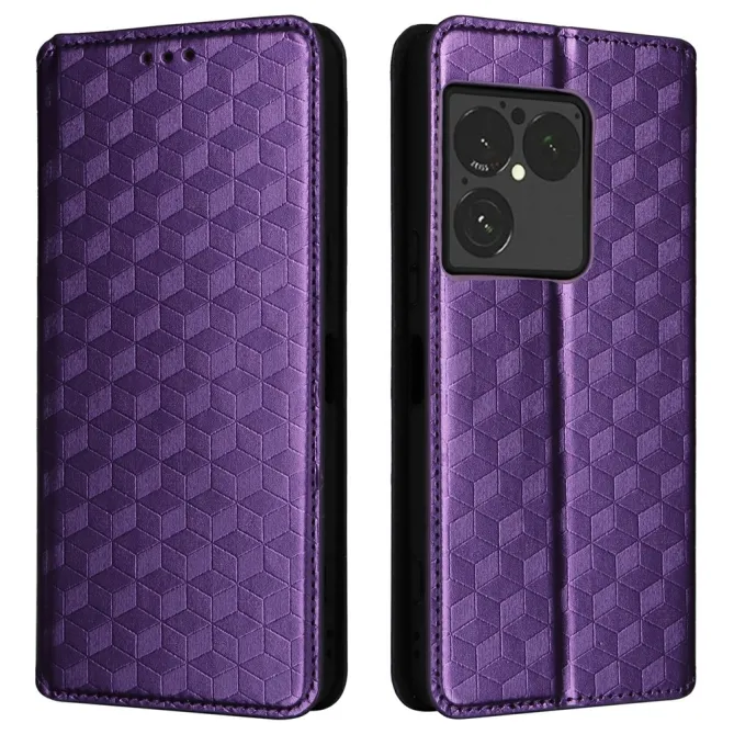 Flip Cover Sony Xperia 1 VIII Design Géométrique Cubes 3D