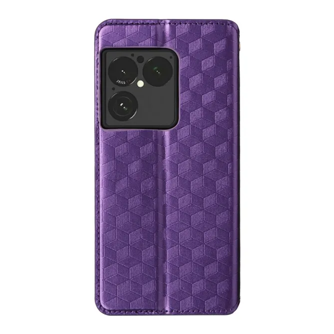 Flip Cover Sony Xperia 1 VIII Design Géométrique Cubes 3D