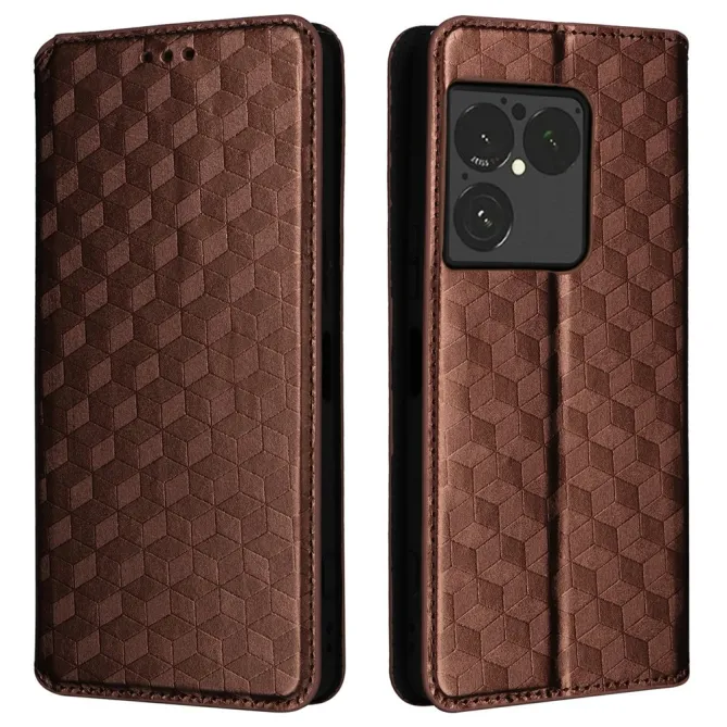 Flip Cover Sony Xperia 1 VIII Design Géométrique Cubes 3D