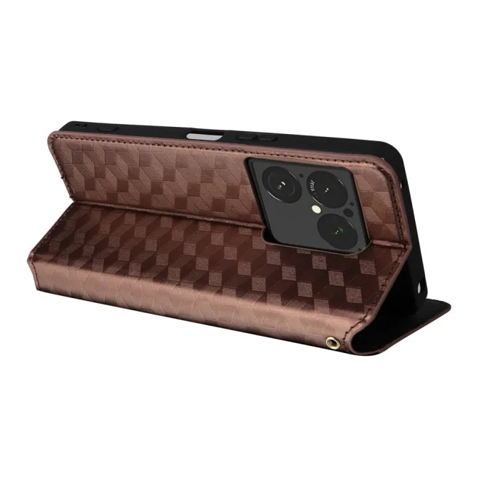 Flip Cover Sony Xperia 1 VIII Design Géométrique Cubes 3D
