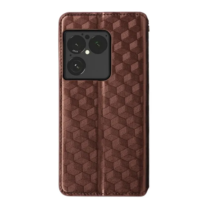 Flip Cover Sony Xperia 1 VIII Design Géométrique Cubes 3D