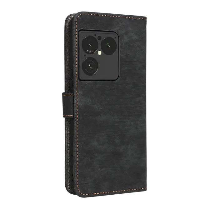 Housse Sony Xperia 1 VIII Rétro Simili Cuir Lanière RFID