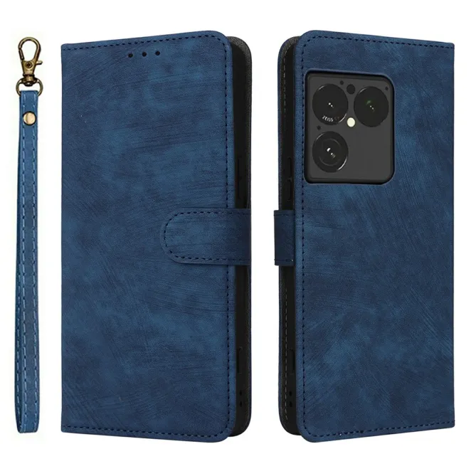 Housse Sony Xperia 1 VIII Rétro Simili Cuir Lanière RFID