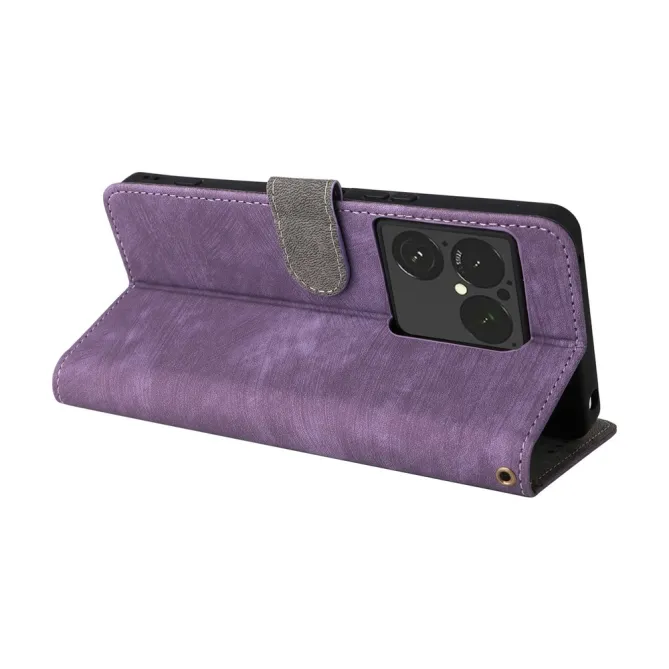 Housse Sony Xperia 1 VIII Rétro Simili Cuir Lanière RFID