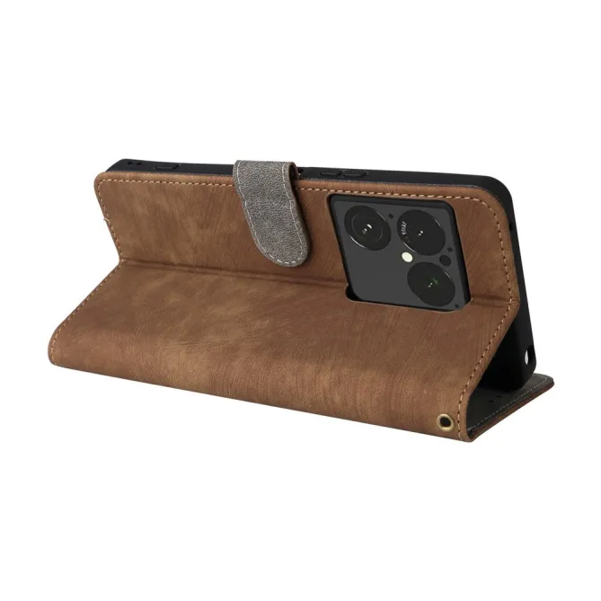 Housse Sony Xperia 1 VIII Rétro Simili Cuir Lanière RFID