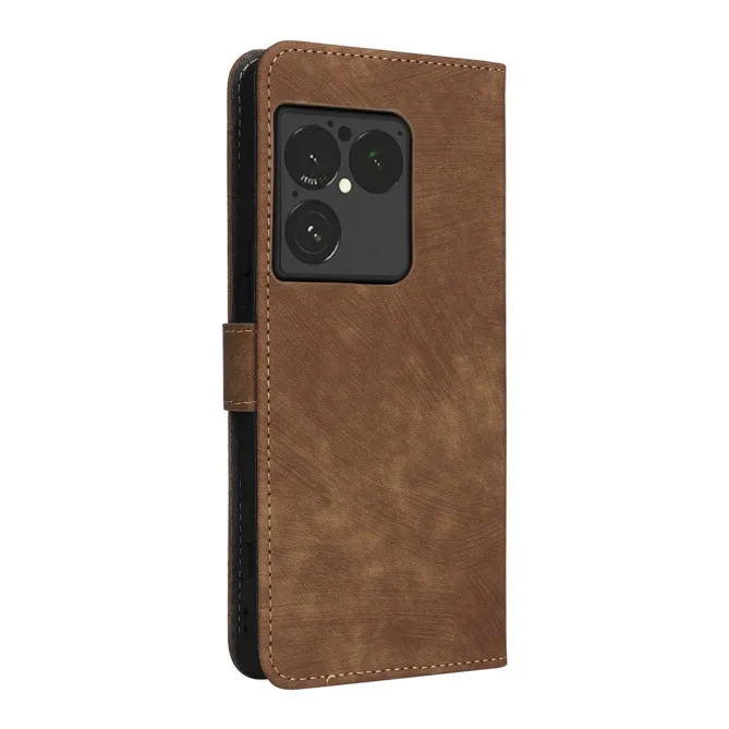 Housse Sony Xperia 1 VIII Rétro Simili Cuir Lanière RFID
