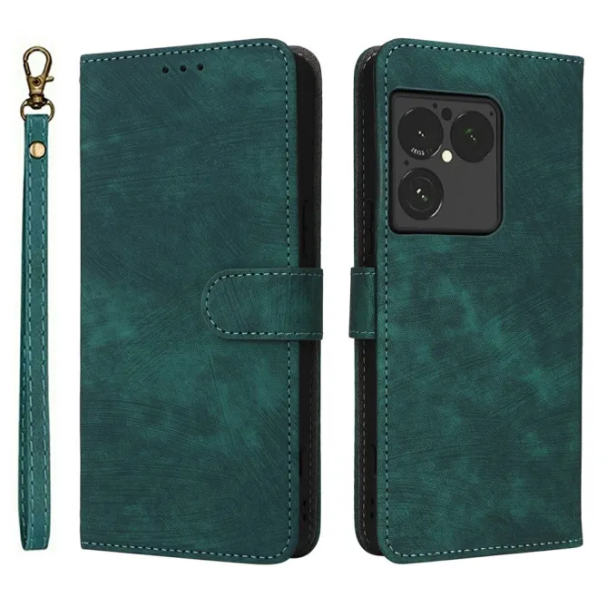 Housse Sony Xperia 1 VIII Rétro Simili Cuir Lanière RFID