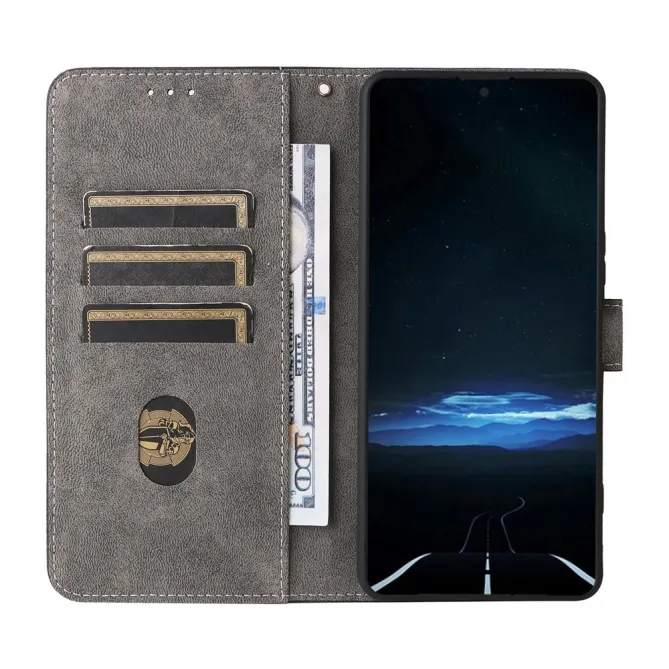 Housse Sony Xperia 1 VIII Rétro Simili Cuir Lanière RFID
