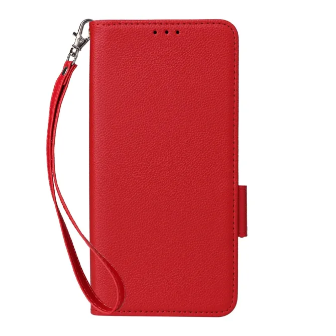 Housse Sony Xperia 1 VIII Effet Cuir Lanière FOLKEN Litchi