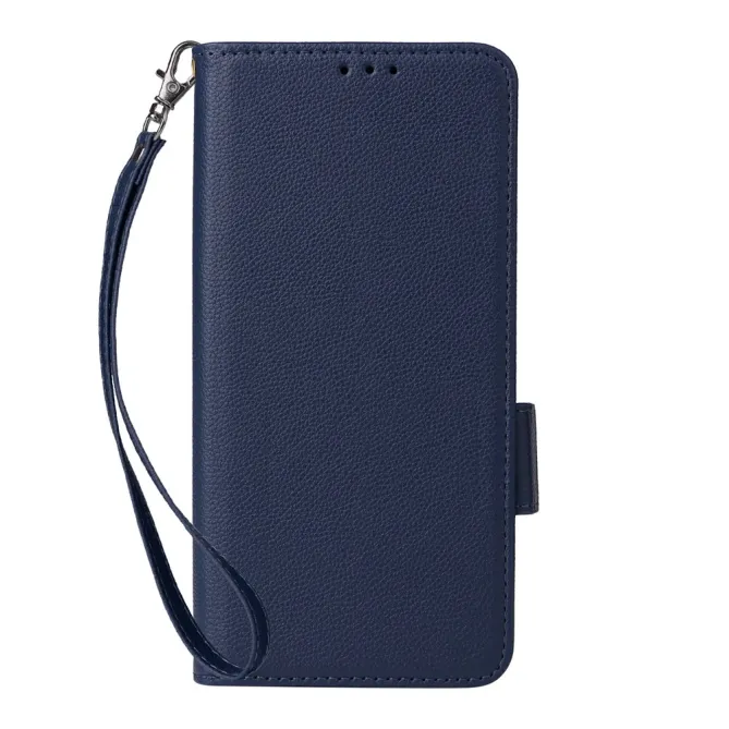 Housse Sony Xperia 1 VIII Effet Cuir Lanière FOLKEN Litchi