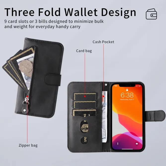 Housse Sony Xperia 1 VIII Zipper Pocket Fonction Support